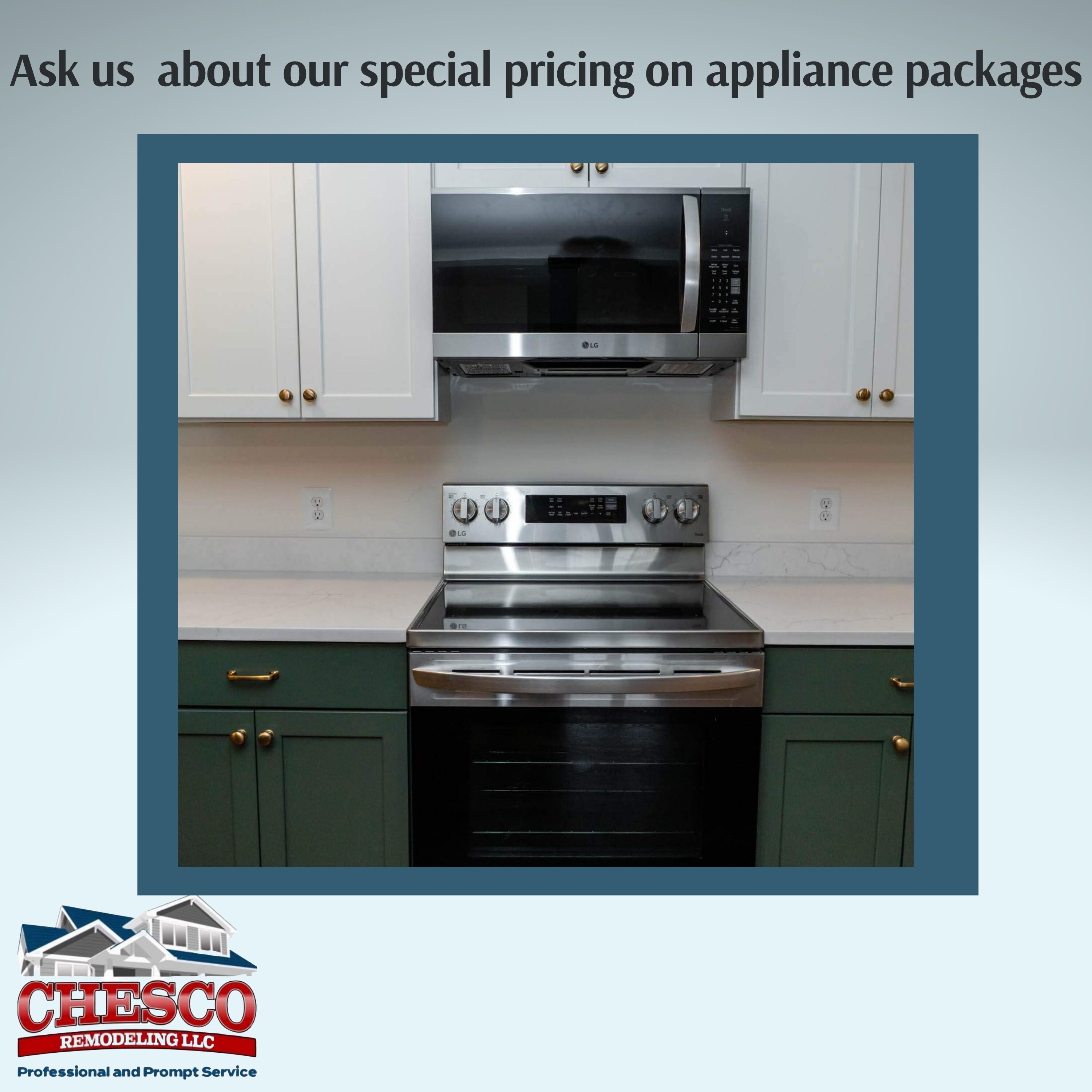 Stainless steel microwave and oven in kitchen